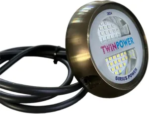 twinpower 40w Boat led Underwater Boat Led Light IP68 42Led BLUE 3030LED. 9-30V DC Voltage. High Lumen.