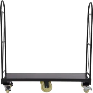 U-Boat Utility Cart Platform, Steel Dolly Industrial Transporting Hand Truck 60.5"x15.7"x52.2" 2000LBS Heavy Duty Dolly Cart with Six Wheel