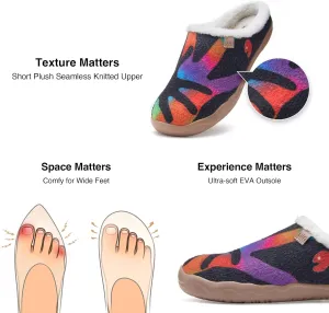 UIN Men's Mules Slipper Loafers Lightweight Comfort Mules Walking Casual Clogs Household Slip Ons Art Painted Travel Shoes Midnight Street 2