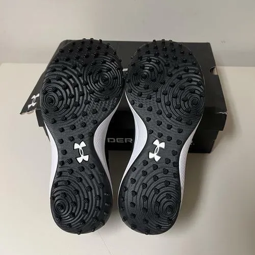 Under Armour Boys' Yard Turf Jr. (001) Black/Black/White, Size US 6Y