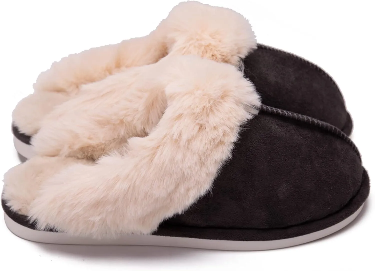 Unisex Men's and Women's Slipper Fluffy Soft Warm House Slippers Cozy Plush for Indoor Outdoor Winter Bedroom Shoes