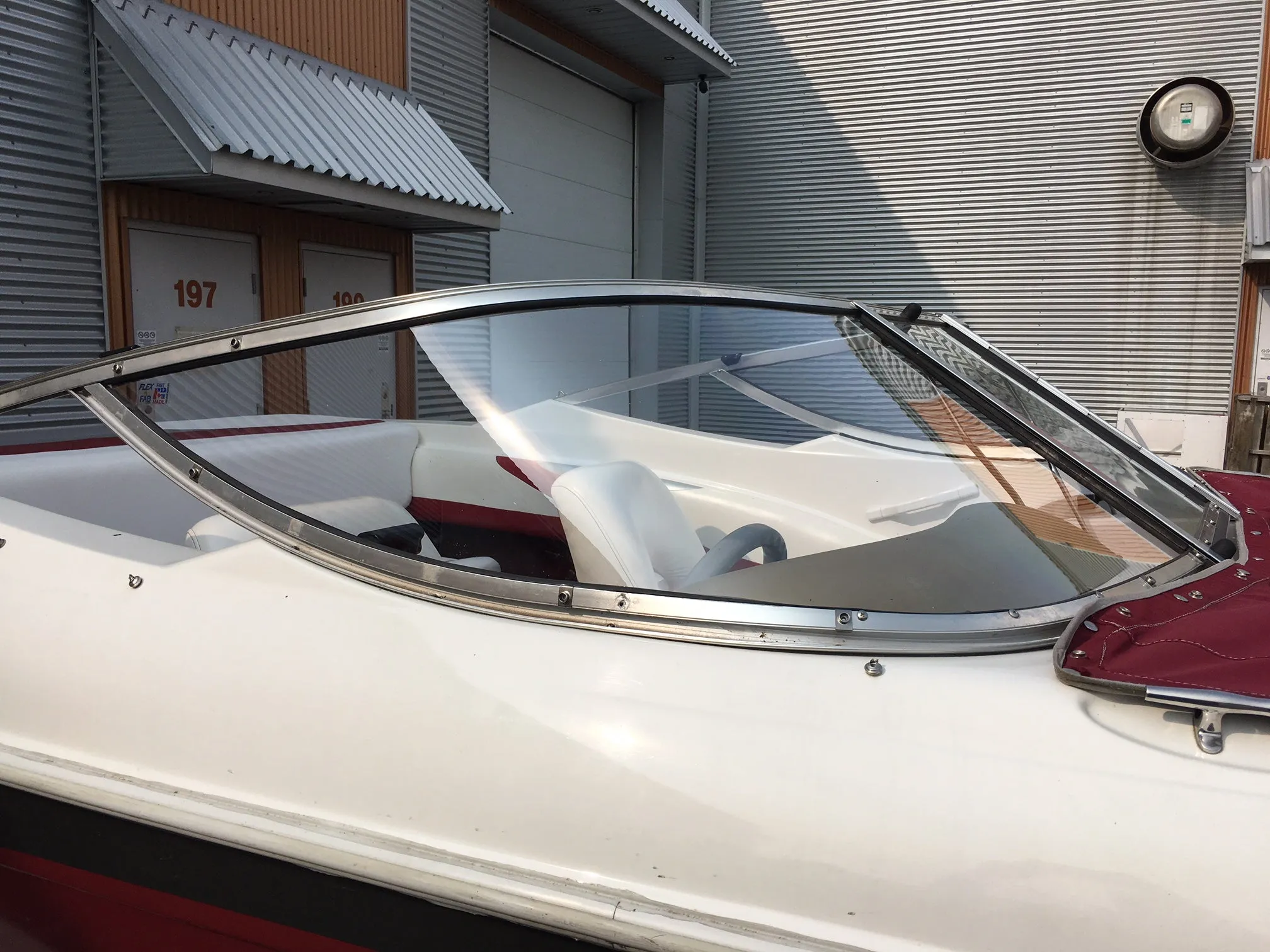 Universal Curved Glass Boat Windshield Repair