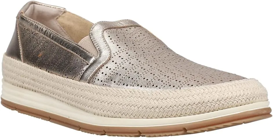 VANELi Womens Quasar Perforated Espadrille Slip On Sneakers Shoes Casual - Off White