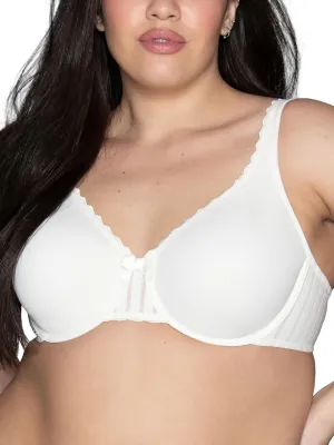 Vanity Fair Women's Beautiful Indulgence Lace Bra with Underwire, Non Padded Cups for Natural Shape, Sizes 32C-40G