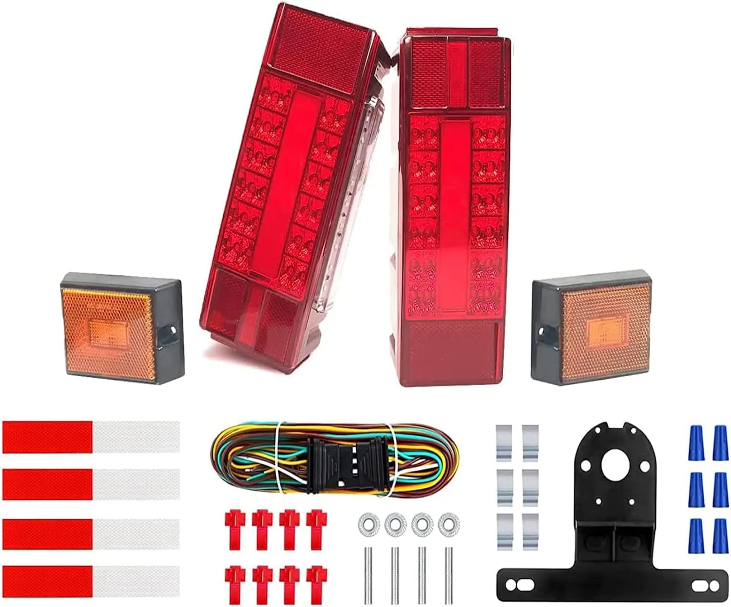 VINAUO Trailer Lights,Boat Trailer Lights,Trailer Lights Kit,Led Trailer Lights Kit,IP68 Waterproof Submersible,DOT Approval