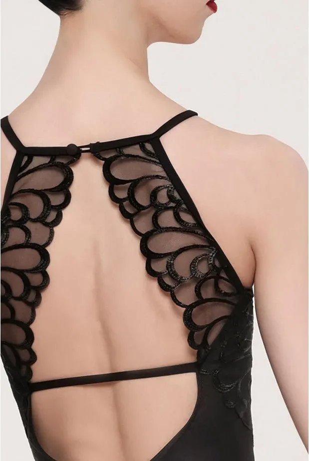 Wear Moi Aeglos - Camisole Halter Neck leotard - Black