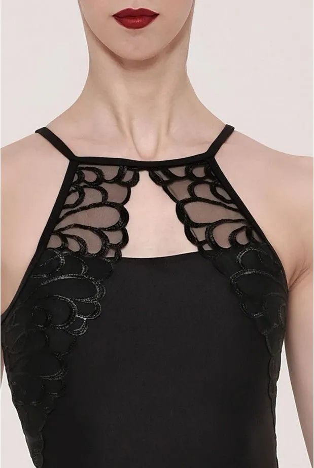 Wear Moi Aeglos - Camisole Halter Neck leotard - Black