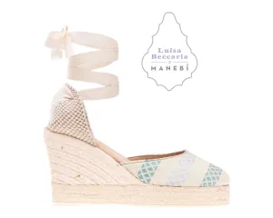 Wedge Green Beccaria x Luisa Exclusive savings Waterproof Sandals Manebí - -