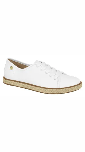 White Leather Sneakers.