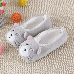 Women Shape Slippers New Cows 6 White Slippers/Shoes Animal 2017 Color Proactive Sole Floor Indoor Soft Warm Quick dispatch Flats Flannel Gray Home Pink