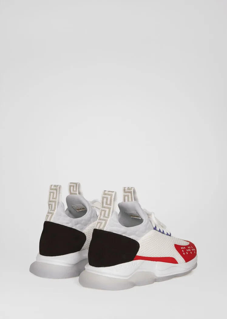 WOMEN VERSACE CROSS CHAINER SNEAKERS