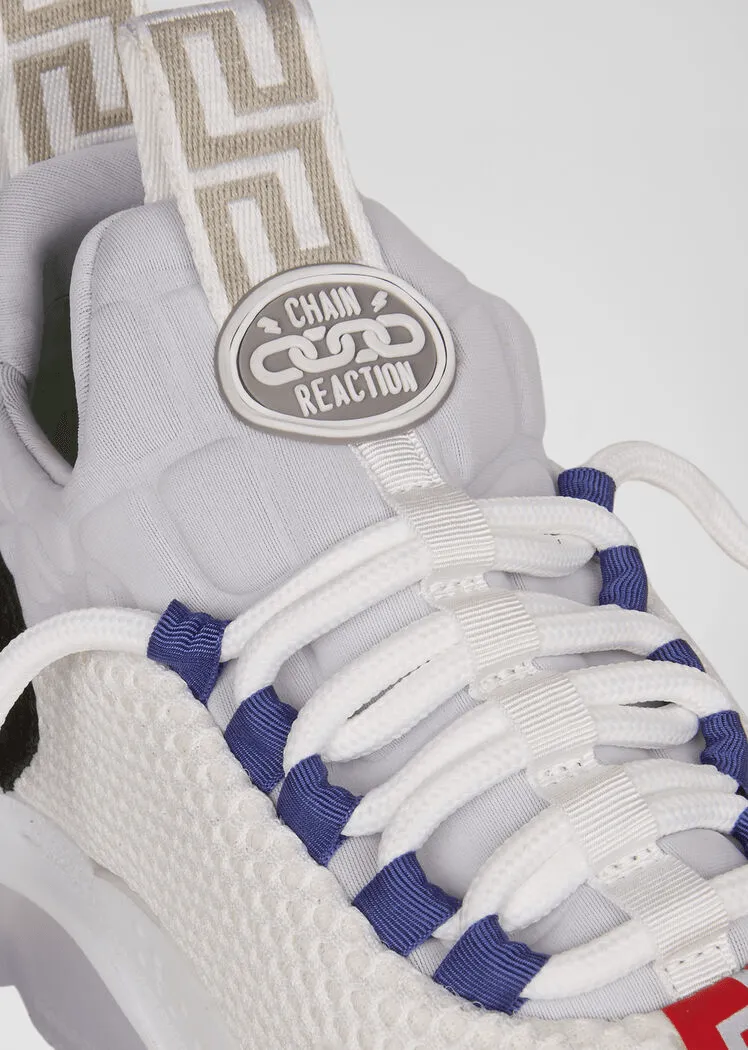 WOMEN VERSACE CROSS CHAINER SNEAKERS