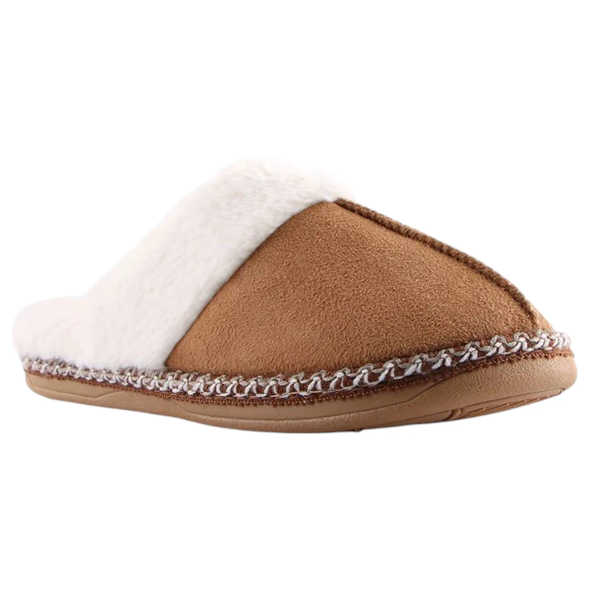 Womens Grosby INVISIBLE TRIDENT Slippers Tan