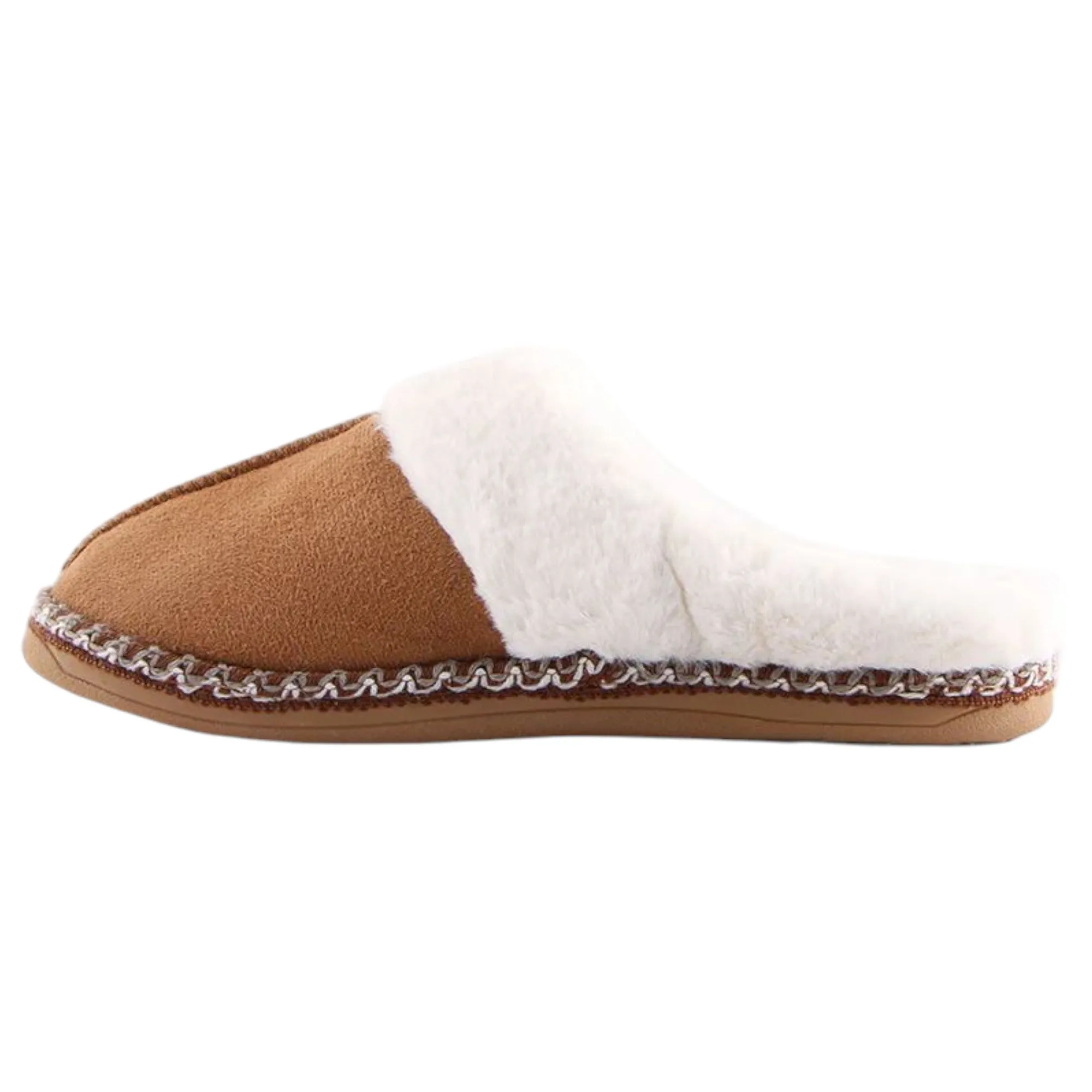 Womens Grosby INVISIBLE TRIDENT Slippers Tan