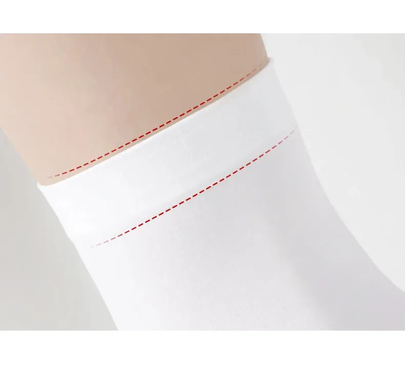 Women's Lightweight Breathable Ballet Dance Socks - Soft, Skin-Friendly, Short Sport Socks for Summer