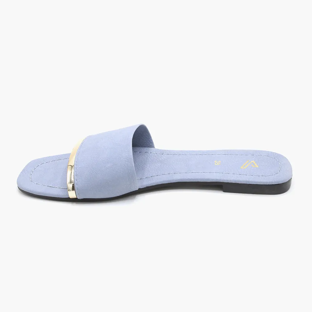 Women's Slipper - Light Blue