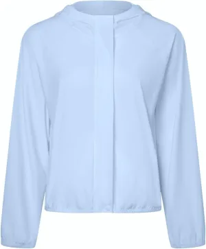 Women's Solid UPF 50  Long Sleeve Sun Protection Shirts Summer Thin Ventilate Casual Quick Dry Outdoor Hiking Jacket