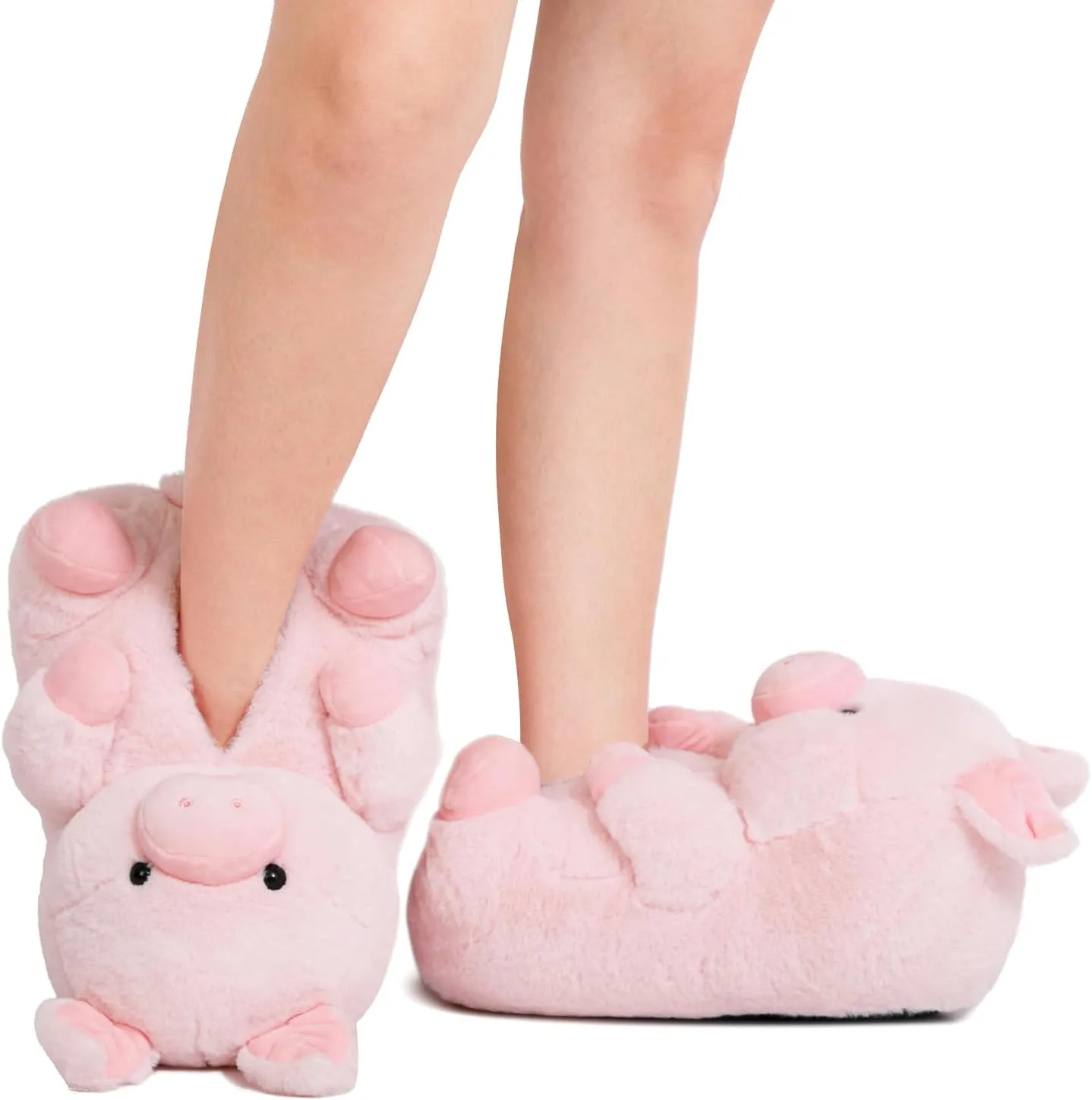 Women's Teddy Bear Slippers Mom Gift Slippers Cozy Women Fuzzy Indoor House Shoes Fun Costume for Adults Cute Animal Slides for Women Her Birthday Valentine's Gift Ideas