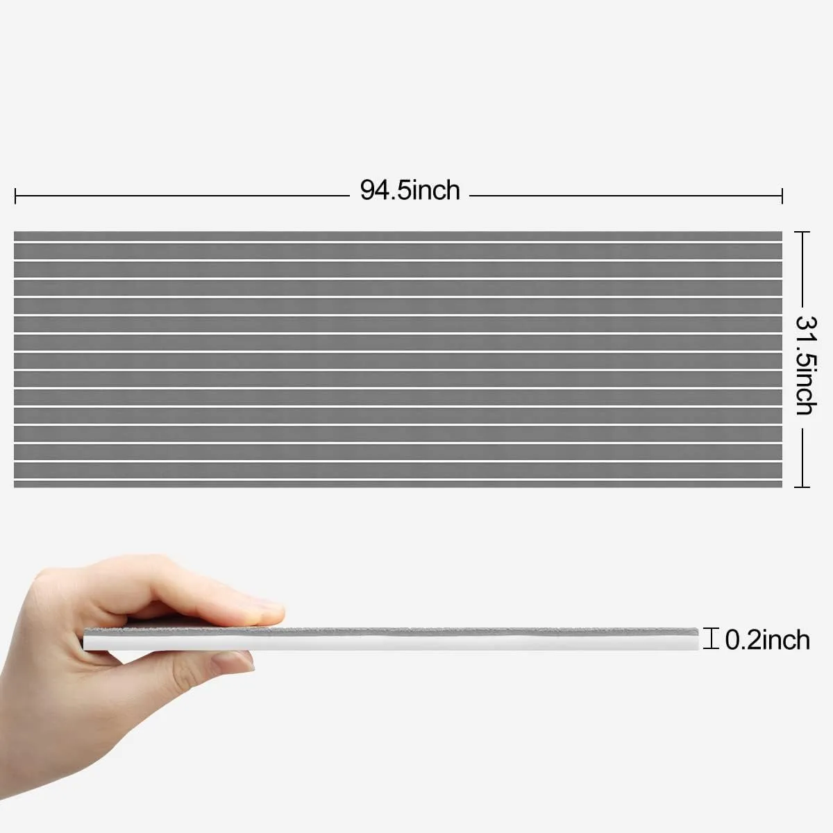 WOOWAVE EVA Foam Boat Flooring Decking Sheet Marine Mat Non-Slip and Self-Adhesive Flooring for Motorboat RV Yacht Kayak Swimming Pool Sea Deck Pad, 94.5x31.5 inch (Teak Diamond)