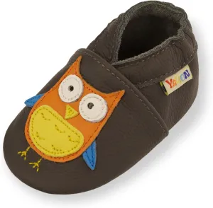 YALION Baby Soft Leather Shoes Suede Sole Infant Toddler First Walking Sports Crib Moccasins