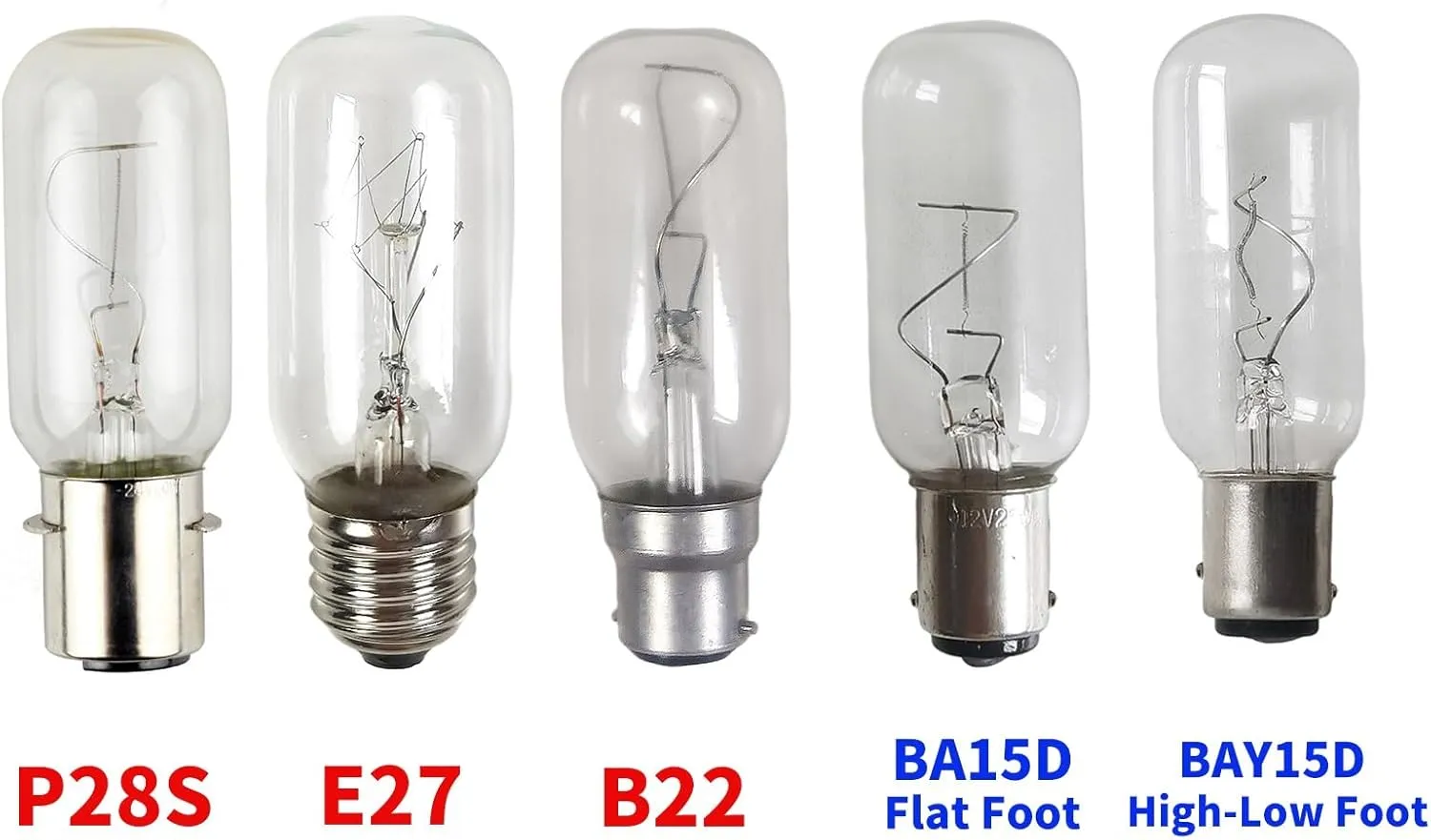 YFlifangting 3pcs 360° Boat Navigation Signal Light Boating Light Bulb P28S E27 B22 BA15D BAY15D Boat Light 12V 24V 220V Professional Marine Light Bulb (Size : 220V 65W P28S)
