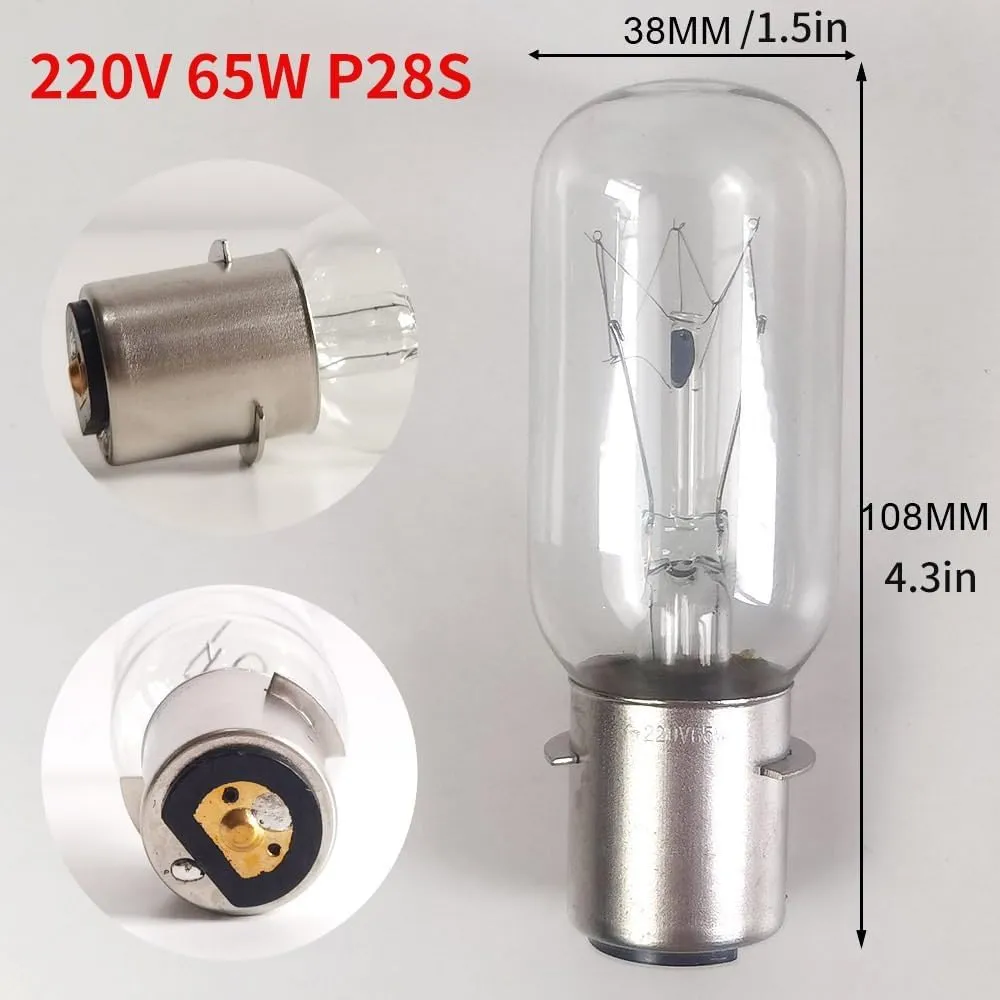 YFlifangting 3pcs 360° Boat Navigation Signal Light Boating Light Bulb P28S E27 B22 BA15D BAY15D Boat Light 12V 24V 220V Professional Marine Light Bulb (Size : 220V 65W P28S)
