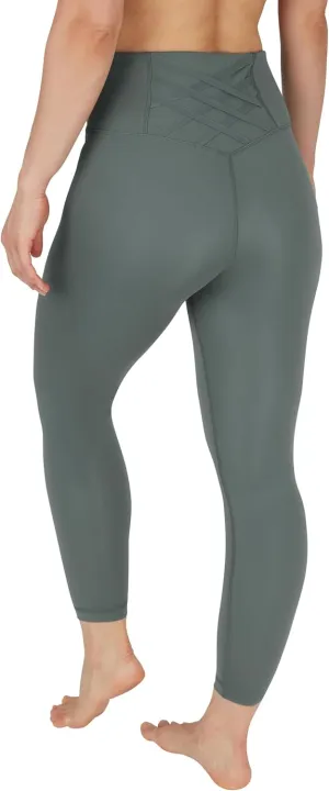 Yogalicious High Waist Ankle Legging Squat Proof Criss Cross V-Back Pant