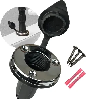 YOLOtek Veteran Owned - PERKO Port Kit - Secure Boat Navigation Lights for Stern or Bow - Boat Accessories (Round)