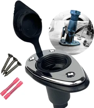 YOLOtek Veteran Owned - PERKO Port Kit - Secure Boat Navigation Lights for Stern or Bow - Boat Accessories (Teardrop)