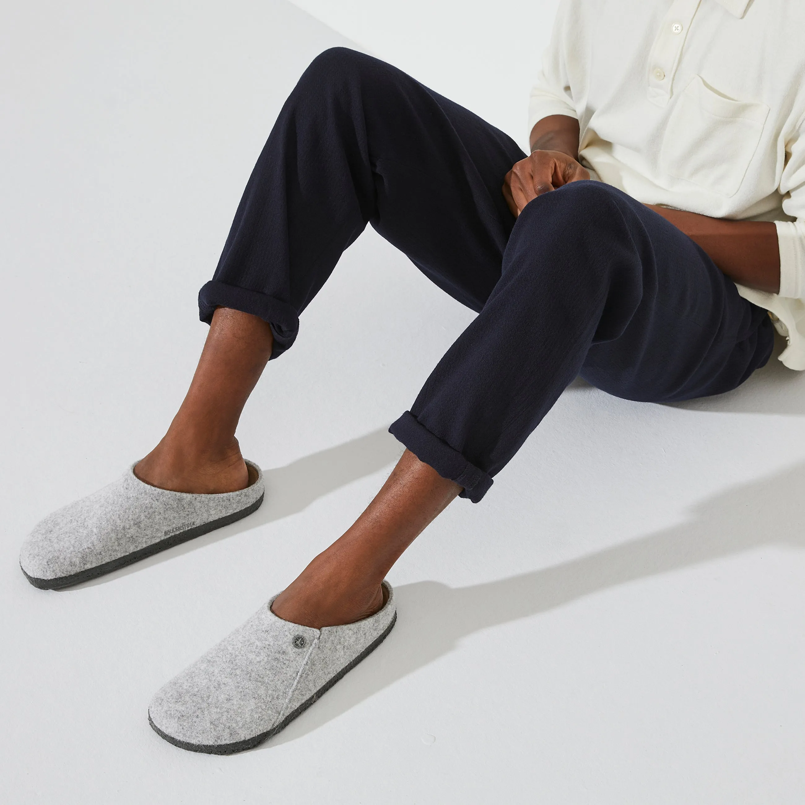 Zermatt Light Grey Wool Felt