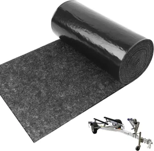ZHAO 20ft x 12in Boat Trailer Bunk Carpets, Marine Trailer Bunk Carpet, Bunk Padding Carpet for Outdoor Boat Runners Trailer Jet Ski Ramp Garage Dock (20ft x 12in)