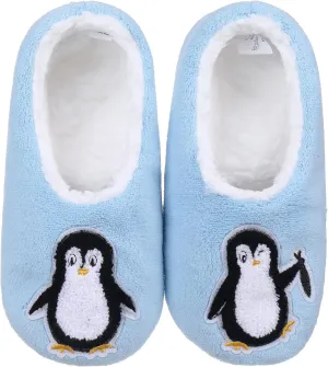 ZYZX Animal Slipper Socks for Women with Grippers Winter Warm Soft Funny Cute Slippers Non Slip Fleece Lining Indoor Fuzzy Socks Gifts Slippers